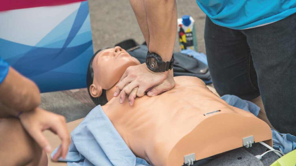 How CPR is performed on adults & older children